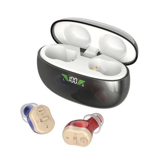 ITC Digital Hearing Aids With Rechargable Case