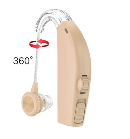 Two Powerful Hearing Aids BTE With Rechargeable Case